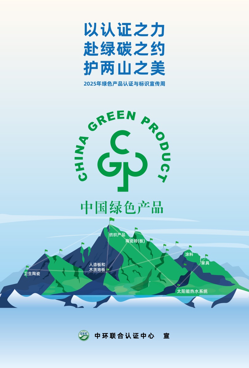 2025年綠色產(chǎn)品宣傳周主題海報(bào)